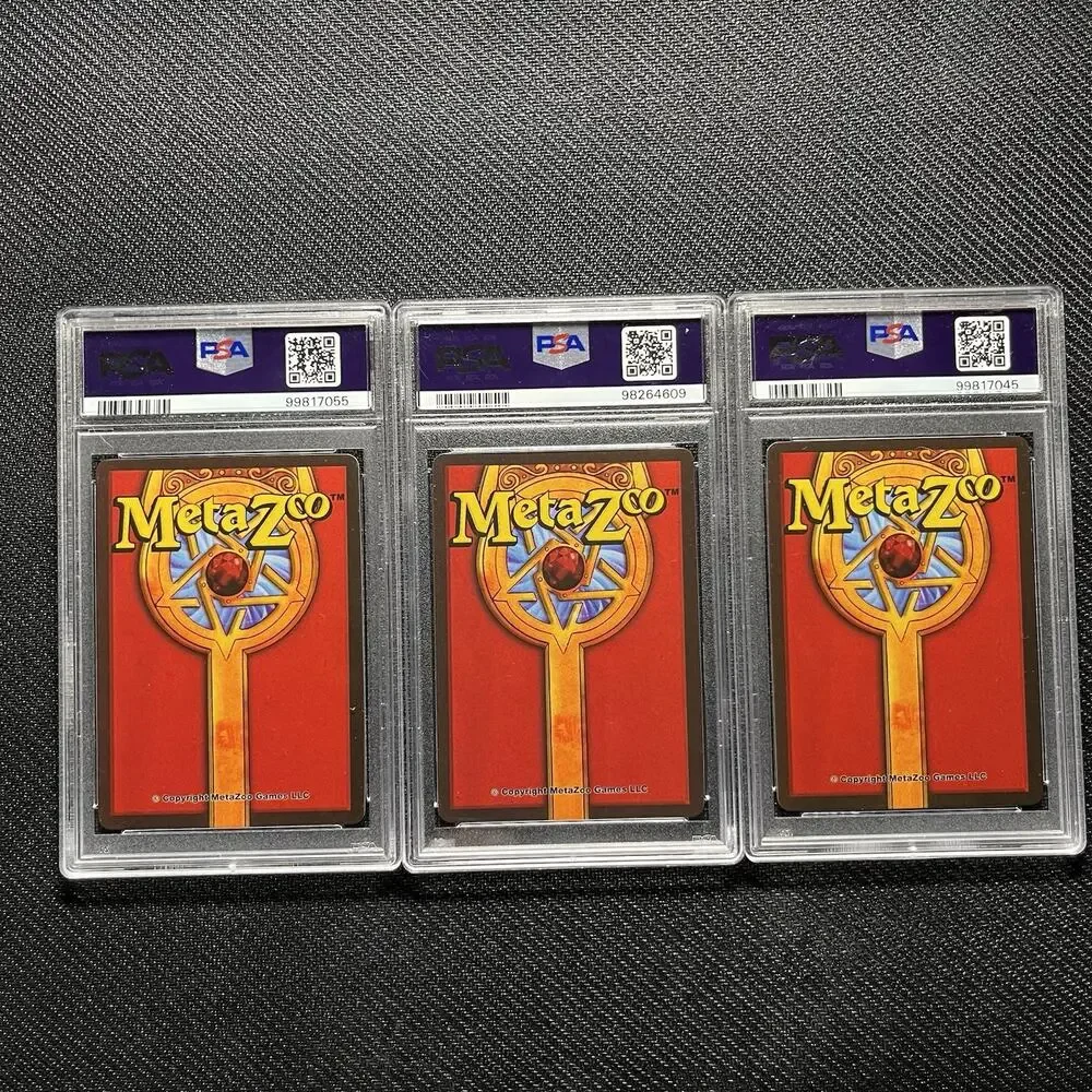 Metazoo Mothman Bigfoot Piasa Bird PSA 9 Lot Mint 1st Edition Full Holo Chase